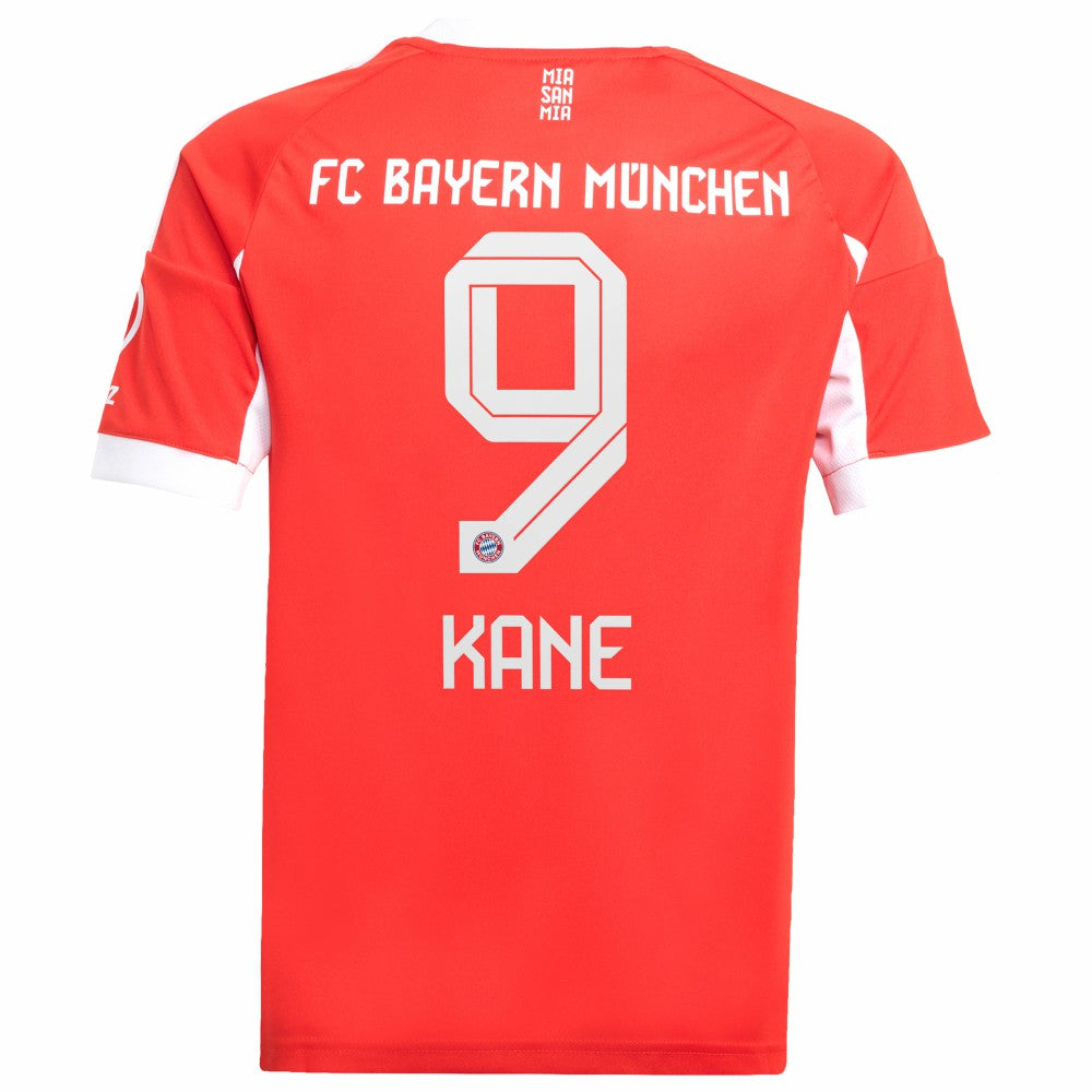Harry Kane Bayern Munich Youth 2025/26 Home Replica Jersey - Red | Adidas cheap