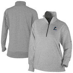 Miami Marlins Women's Birchwood Hills Quarter-Zip Pullover - Gray | Columbia