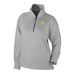 San Diego Padres Women's Birchwood Hills Quarter-Zip Pullover - Gray | Columbia