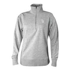 Tampa Bay Rays Women's Birchwood Hills Quarter-Zip Pullover - Gray | Columbia