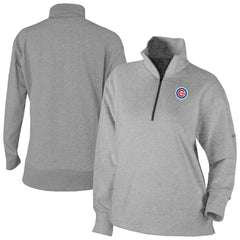 Chicago Cubs Women's Birchwood Hills Quarter-Zip Pullover - Gray | Columbia