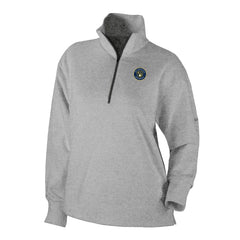 Milwaukee Brewers Women's Birchwood Hills Quarter-Zip Pullover - Gray | Columbia