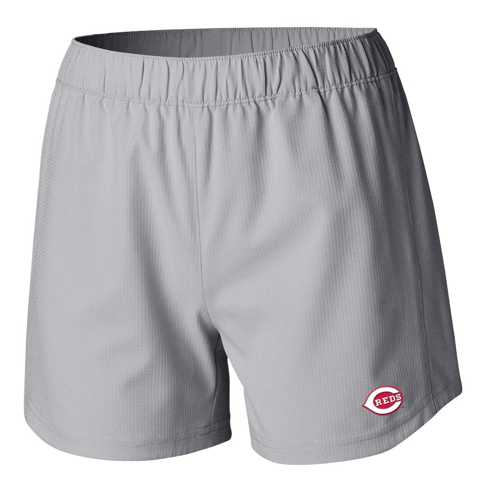 Cincinnati Reds Women's Tamiami Pull-On Shorts - Gray | Columbia