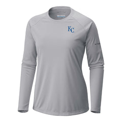 Kansas City Royals Tidal Tee II Long Sleeve T-Shirt - Gray | Columbia