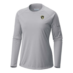 Milwaukee Brewers Tidal Tee II Long Sleeve T-Shirt - Gray | Columbia