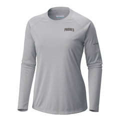 San Diego Padres Tidal Tee II Long Sleeve T-Shirt - Gray | Columbia