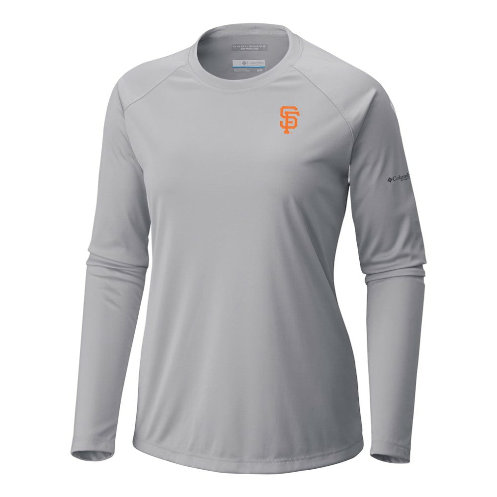 San Francisco Giants Tidal Tee II Long Sleeve T-Shirt - Gray | Columbia