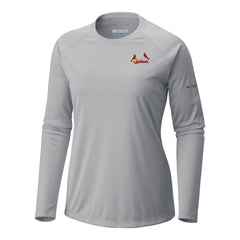 St. Louis Cardinals Tidal Tee II Long Sleeve T-Shirt - Gray | Columbia