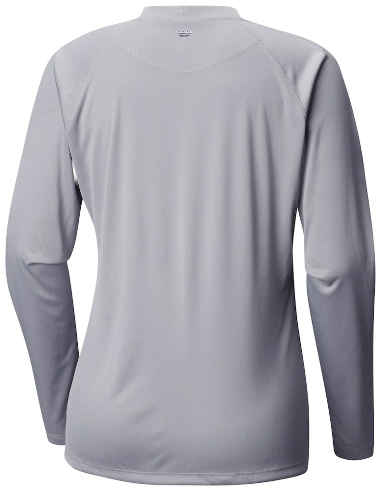 Washington Nationals Tidal Tee II Long Sleeve T-Shirt - Gray | Columbia