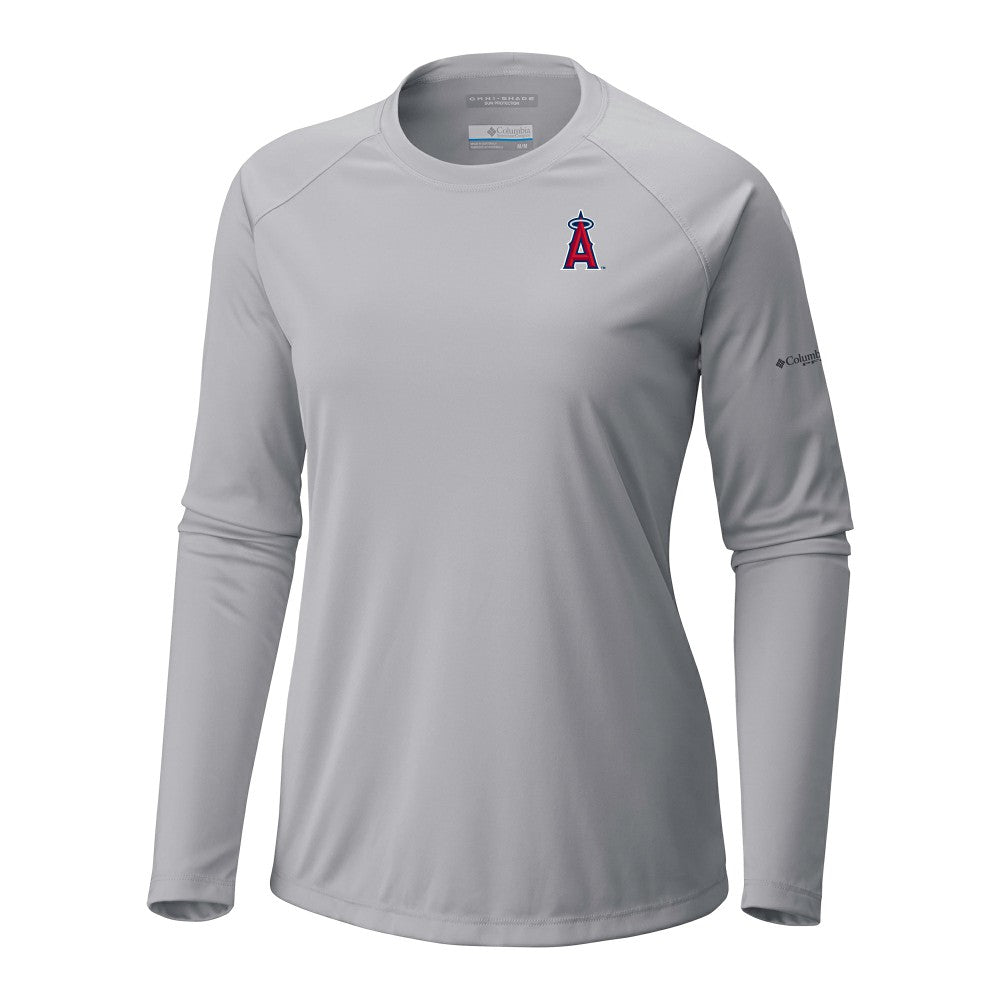 Los Angeles Angels Tidal Tee II Long Sleeve T-Shirt - Gray | Columbia