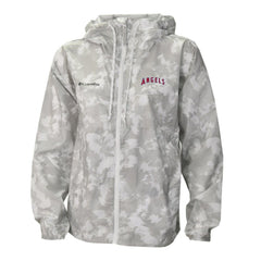 Los Angeles Angels Women's Flash Challenger Full-Zip Hoodie Windbreaker Jacket - Gray/White | Columbia