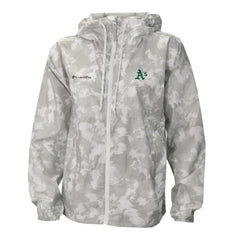Athletics Women's Flash Challenger Full-Zip Hoodie Windbreaker Jacket - Gray/White | Columbia