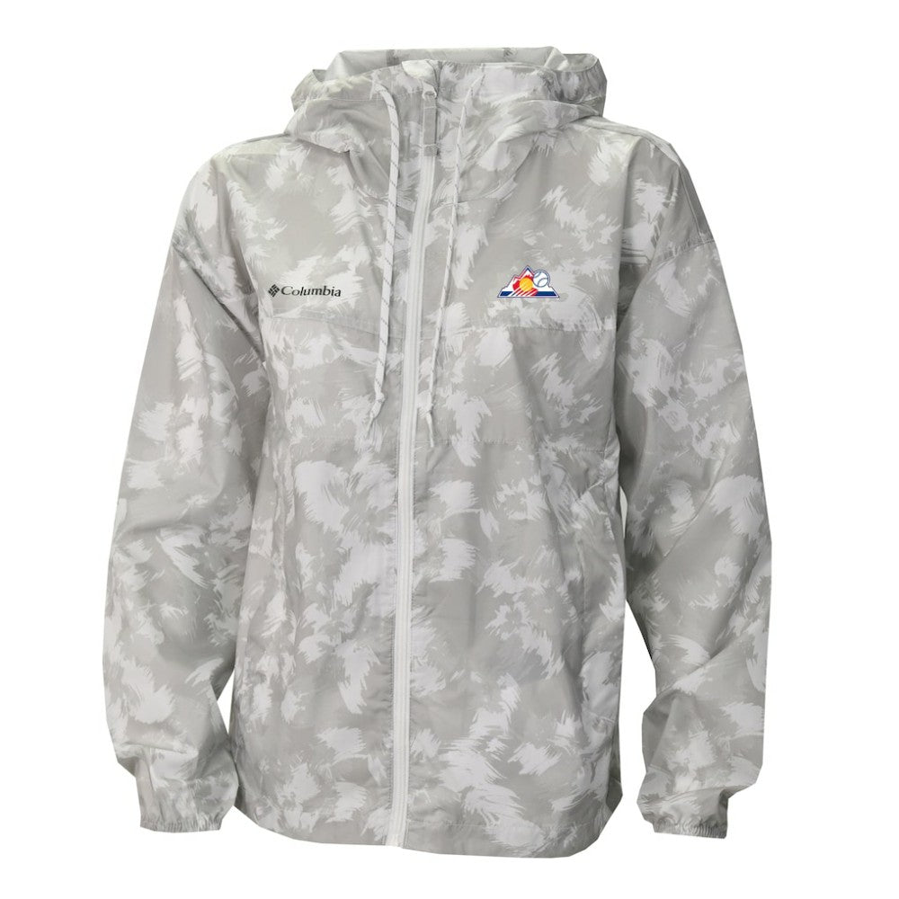 Colorado Rockies Women's Flash Challenger Full-Zip Hoodie Windbreaker Jacket - Gray/White | Columbia