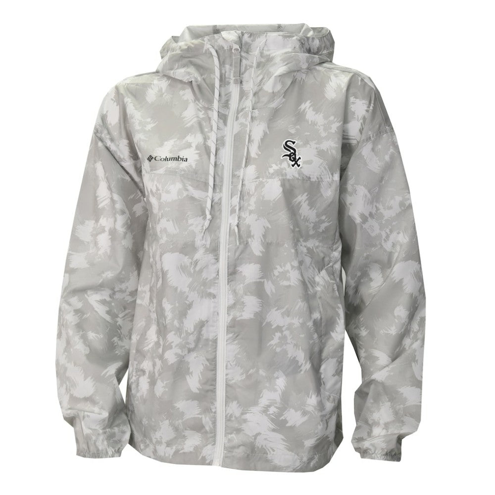 Chicago White Sox Women's Flash Challenger Full-Zip Hoodie Windbreaker Jacket - Gray/White | Columbia
