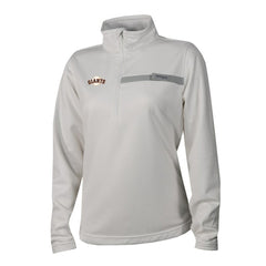 San Francisco Giants Women's Skiff Guide Fleece Half-Zip Pullover Jacket - White | Columbia