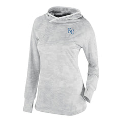 Kansas City Royals Women's Omni-Wick Sunday Ball Raglan Pullover Hoodie - White | Columbia