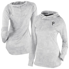Pittsburgh Pirates Women's Omni-Wick Sunday Ball Raglan Pullover Hoodie - White | Columbia