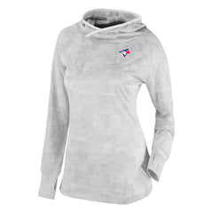 Toronto Blue Jays Women's Omni-Wick Sunday Ball Raglan Pullover Hoodie - White | Columbia