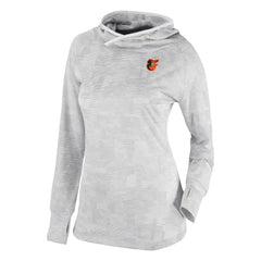 Baltimore Orioles Women's Omni-Wick Sunday Ball Raglan Pullover Hoodie - White | Columbia