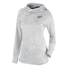 New York Mets Women's Omni-Wick Sunday Ball Raglan Pullover Hoodie - White | Columbia