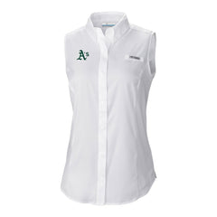Athletics Women's Tamiami Sleeveless Shirt - White | Columbia