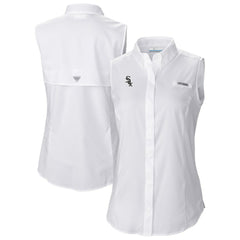 Chicago White Sox Women's Tamiami Sleeveless Shirt - White | Columbia