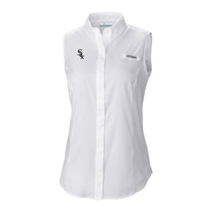 Chicago White Sox Women's Tamiami Sleeveless Shirt - White | Columbia