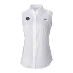 Milwaukee Brewers Women's Tamiami Sleeveless Shirt - White | Columbia