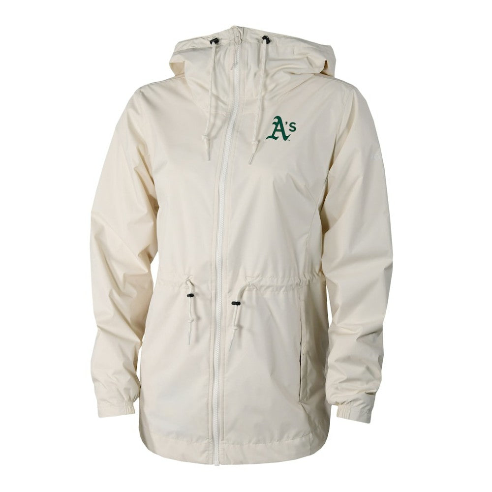 Athletics Women's Lily Park Full-Zip Rain Jacket - Cream | Columbia