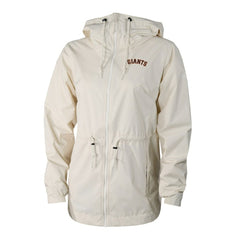 San Francisco Giants Women's Lily Park Full-Zip Rain Jacket - Cream | Columbia
