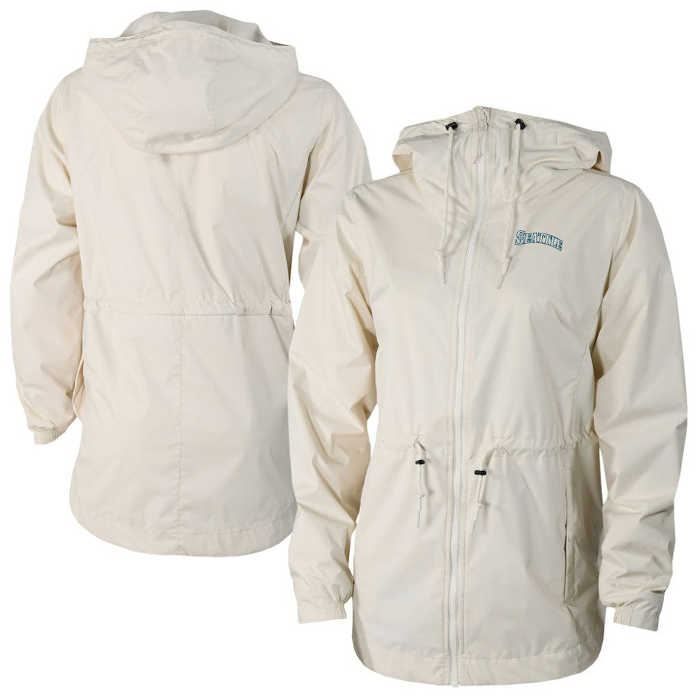 Seattle Mariners Women's Lily Park Full-Zip Rain Jacket - Cream | Columbia