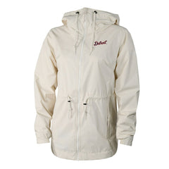 Detroit Tigers Women's Lily Park Full-Zip Rain Jacket - Cream | Columbia