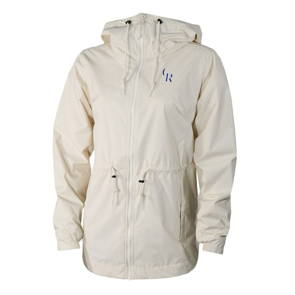 Colorado Rockies Women's Lily Park Full-Zip Rain Jacket - Cream | Columbia