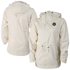 Milwaukee Brewers Women's Lily Park Full-Zip Rain Jacket - Cream | Columbia