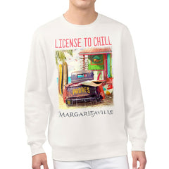 San Diego Padres Margaritaville License to Chill Fleece Sweatshirt - Cream