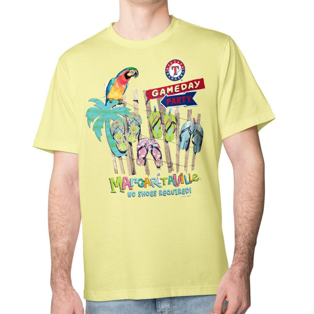 Texas Rangers Margaritaville Gameday Party T-Shirt - Yellow