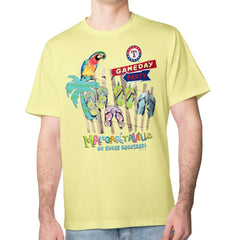 Texas Rangers Margaritaville Gameday Party T-Shirt - Yellow