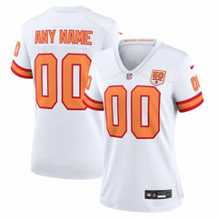 76 Tampa Bay Buccaneers Women's 50th Season Alternate Custom Game Jersey - White | Nike online