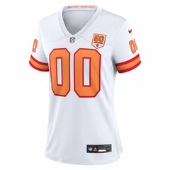 76 Tampa Bay Buccaneers Women's 50th Season Alternate Custom Game Jersey - White | Nike online