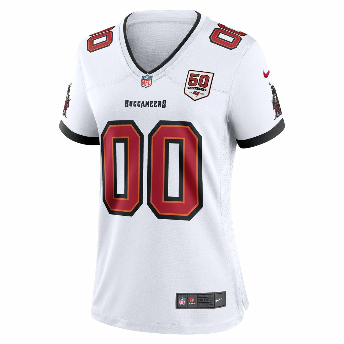 Tampa Bay Buccaneers Women's 50th Season Custom Game Jersey - White | Nike cheap