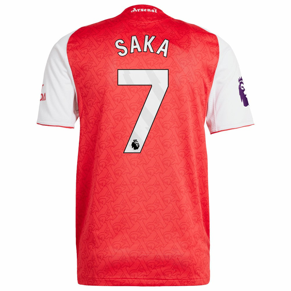 Bukayo Saka Arsenal 2025/26 Home Player Jersey - Red | Adidas discount