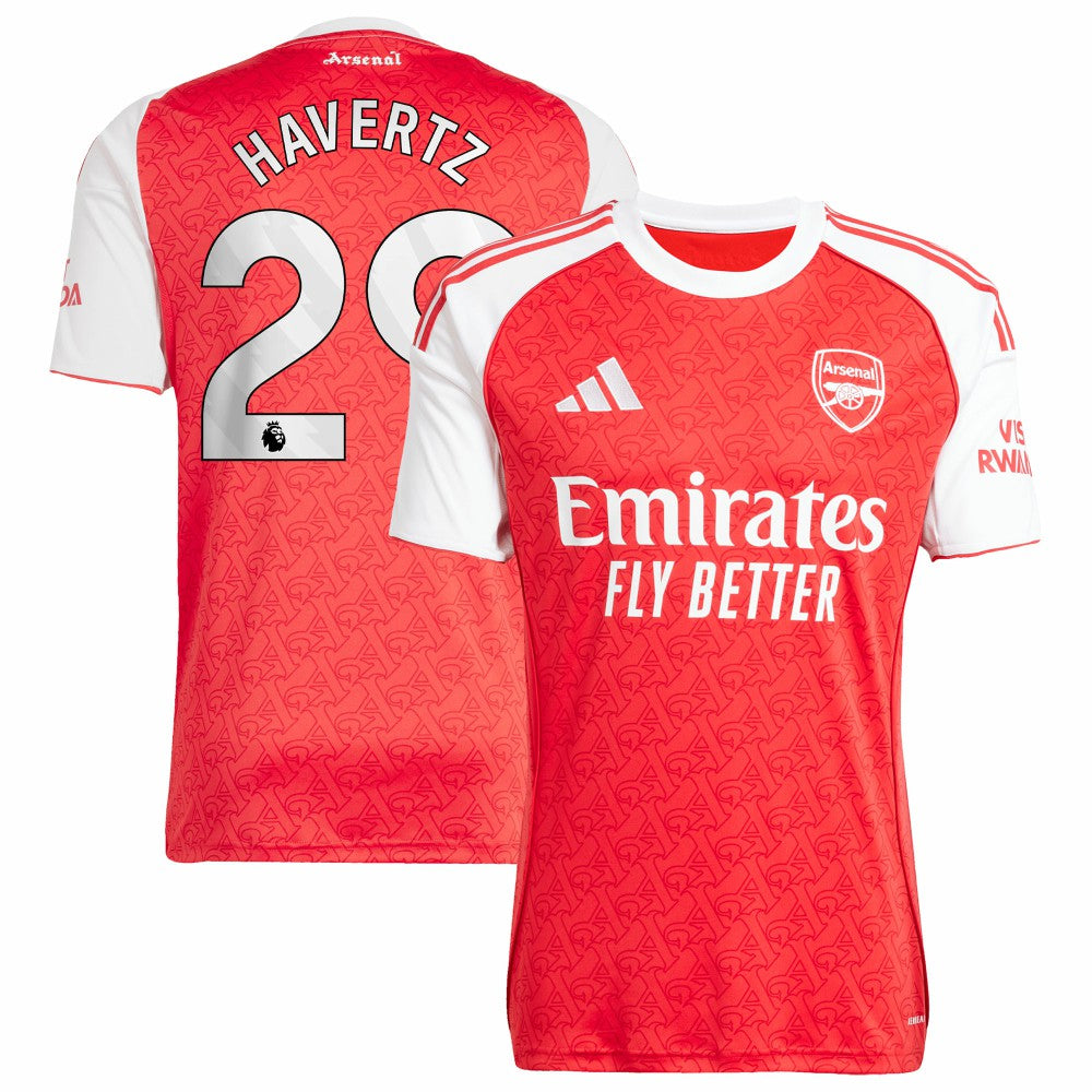 Kai Havertz Arsenal 2025/26 Home Replica Player Jersey - Red | Adidas cheap