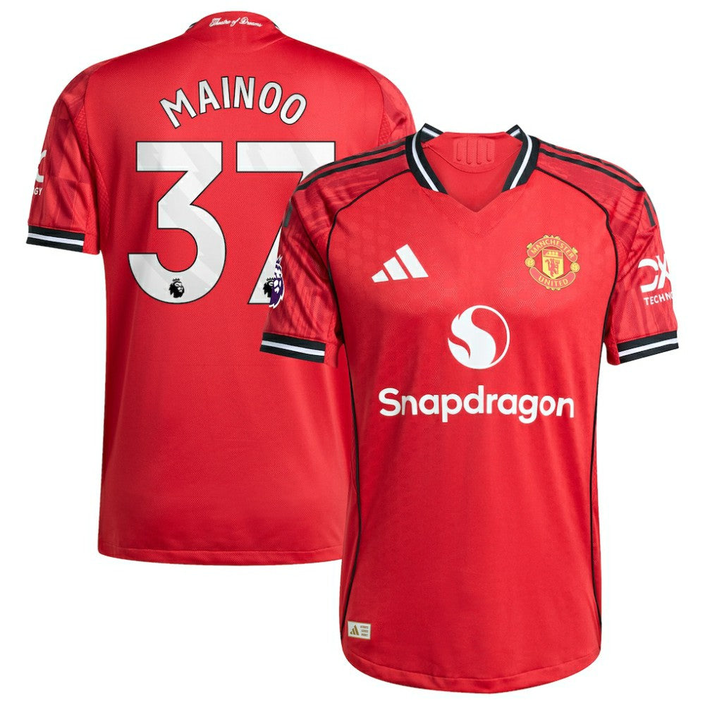 Kobbie Mainoo Manchester United Home 2025/26 Player Jersey - Red | Adidas cheap