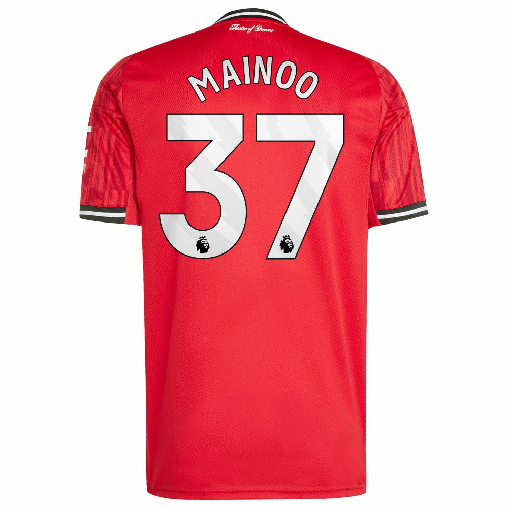 Kobbie Mainoo Manchester United Home 2025/26 Replica Player Jersey - Red | Adidas cheap