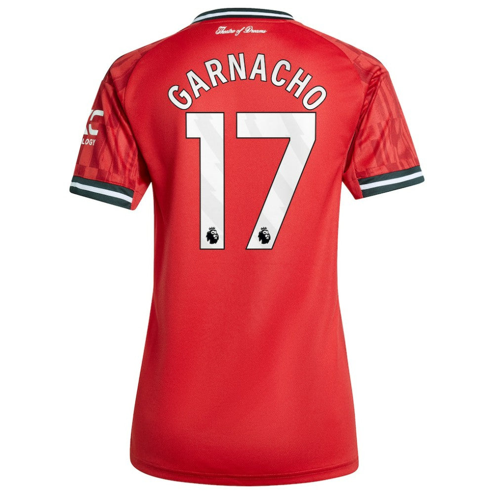 Alejandro Garnacho Manchester United Women's Home 2025/26 Replica Player Jersey - Red | Adidas cheap