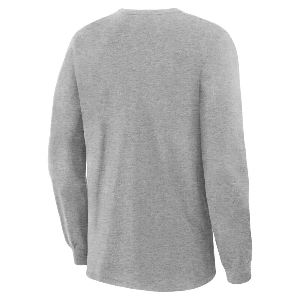 Utah Mammoth Fanatics Primary Logo Legacy Long Sleeve T-Shirt Heather Gray