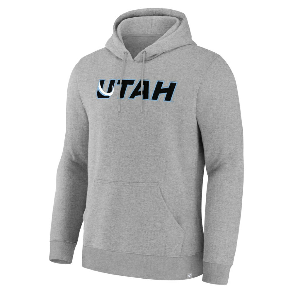 Utah Mammoth Fanatics Home Fleece Hoodie Heather Gray