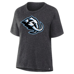 Utah Mammoth Fanatics Women's Primary Logo Legacy T-Shirt Heather Charcoal