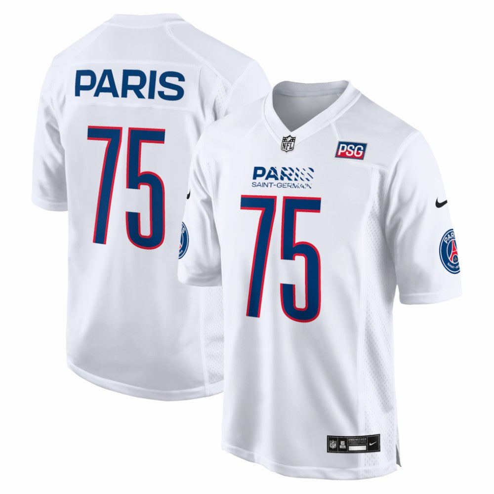 Paris Saint-Germain 2025 Soccer x NFL Game Jersey - White | Nike discount