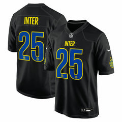 Inter Milan 2025 Soccer x NFL Game Jersey - Black | Nike discount